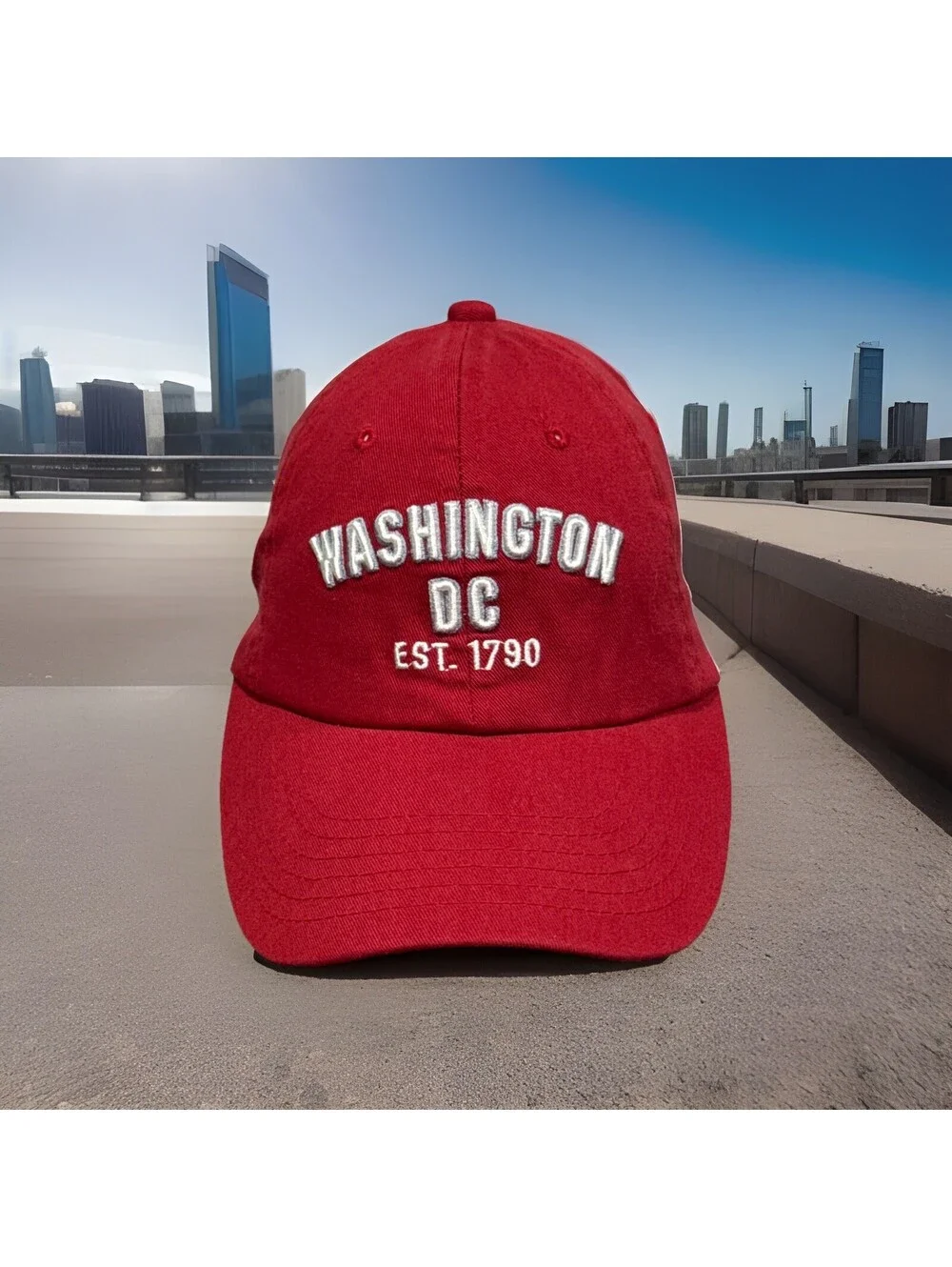 Washington DC White House 1790 Washington Monument Lincoln Memorial Baseball Cap